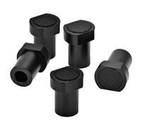 Abrazadera de banco - Inserto de aluminio para posicionamiento 19/20 mm - 5 piezas paradas agujero de perro establecido | para Fabricación de muebles Rectificado Aserrado lijado Perforación