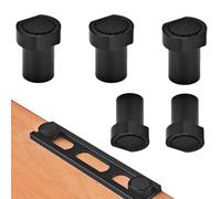 Abrazadera de banco para perro, 19/20 mm con inserto de almohadilla antideslizante, topes para agujeros de perro de banco de trabajo, para hacer muebles, taller, moler, sierra, lijado, perforación