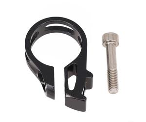 Abrazadera de barra de gatillo de cambio, apertura de 22 mm, pieza de bicicleta de aleación de aluminio, componente de repuesto, solución de montaje seguro, para entusiastas del ciclismo (abrazadera +