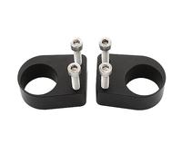 Abrazadera de Barra de Manillar de Motocicleta Elevador de Montaje de Manillar de extensión elevada para para Ninja EX250 2011-2019 Estable