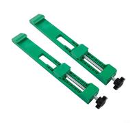 Abrazadera de base de máquina de corte para cortadores de polvo de 4 pulgadas, guía de posicionamiento ajustable adecuada para máquinas de sierra circular y mármol (2 piezas)