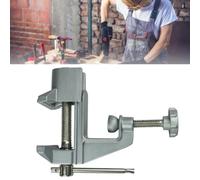 Abrazadera de bloqueo giratoria de aleación de aluminio, portátil, 10 cm, diseño compacto, agarre seguro para manualidades, proyectos de bricolaje