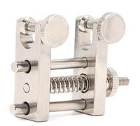 Abrazadera de borde para violonchelo de la violin, herramienta de malla metálica duradera, barra de guía doble ajustable, reparación profesional de grietas, fácil de usar, ideal para