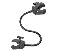 Abrazadera de brazo de tubo flexible para accesorios de estudio de fotografía, secador de pelo, montaje de cámara e iluminación, agarre ajustable, brazo flexible, abrazadera doble fuerte