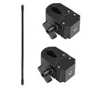 Abrazadera de brazo flexible para montaje de luz de cámara en aplicaciones de estudio fotográfico, abrazadera universal ajustable con flexible