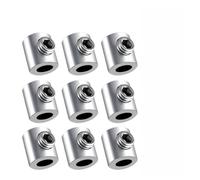 Abrazadera de cable acero 0,8-2 mm, inoxidable, clip colgante metal cobre, tornillos ajustables, accesorios hardware fijos Para Caminar Y Andar En Bicicleta(Size B-100PCS)