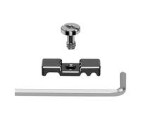 Abrazadera de cable de 3 ranuras que asegura el cable USB evita la desconexión durante la fotografía, accesorio de jaula de cámara resistente, soporte de cable de tornillo para equipo de fotografía