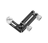 Abrazadera de cable de aleación de aluminio de 4 a 8 mm para jaula de cámara réflex digital que asegura una conexión suelta con puerto de tornillo de 1/4, clip de cable de aleación de aluminio