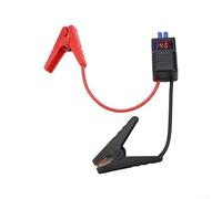Abrazadera de cable de batería inteligente con conector EC5 para arranque de coche - Plástico ABS negro rojo Booster Clips 7,5 x 4 cm