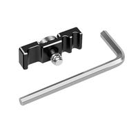 Abrazadera de cable de cámara de grado de estudio, 3 ranuras ajustables, abrazadera de metal para cables de alimentación USB, solución de montaje estable, clip de cable resistente para equipos DSLR