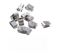 Abrazadera de cable de panel solar de acero inoxidable para cierre de alambre fotovoltaico, material 301, borde liso, sin rebabas, con ahorro de espacio y transmisión segura para cables fotovoltaicos