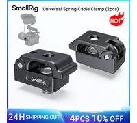 Abrazadera de cable de resorte universal SmallRig (2 piezas) Abrazadera de cable liviana y portátil para obturador de cables y cables de auriculares MD2418
