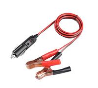 Abrazadera de cable eléctrico automotriz de 12 V a cable de extensión macho para encendedor de cigarrillos con fusible de 15 A