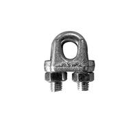 Abrazadera de cable M3/M5/M6/M8/M10/M12/M15, acero galvanizado | Abrazadera de bloqueo de cuerda, for alambre, clips for cercas, tensión de jardín, cables de alambre(M5 50pcs)