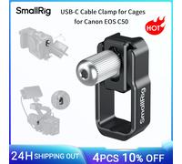 Abrazadera de cable USB-C SmallRig para kit de jaula Canon C50 5656, 5657, 5658, 5809, liberación rápida, garantiza una transmisión de señal estable -5660 Cable Clamp 5660