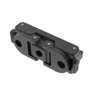 Abrazadera de cámara de metal duradera perfecta para montaje de cámara para interfaces dinámicas de 2 puntas y base de botón