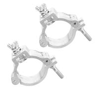 Abrazadera de carga segura para equipos de teatro para tubos de 48 a 52 mm, resistente a la corrosión, gancho de acero inoxidable para luz de escenario