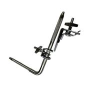 Abrazadera de cencerro ajustable para soporte de aro hacia arriba y abajo, juego de percusión, soporte de tambor de percusión, soporte ajustable