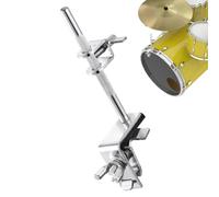 Abrazadera de cencerro montada en aro: soporte ajustable, fuerte soporte para instrumentos, accesorio musical duradero para estuches de guitarra, anillos de bombo, configuraciones de teclado, equipos