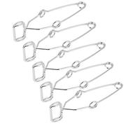 Abrazadera de Clip de Acero para Tubo de ensayo, 5 Piezas, Herramienta de Soporte de Prueba de Experimento de Laboratorio, Resistente a la oxidación, Duradera, de, para