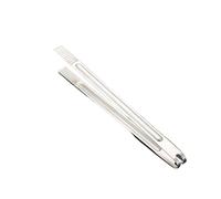 Abrazadera de cocina acero inoxidable 304, grado alimenticio, filete barbacoa al aire libre, pan, fruta(B 35cm)