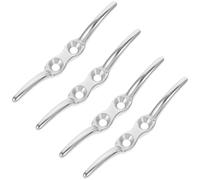 Abrazadera de Cordón para Persiana 4 Piezas 2, 5 Pulgadas Acero Inoxidable