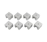 Abrazadera de costura de techo para matrices solares fotovoltaicas en techos de metal diseñada para un ajuste seguro en tipos de techo de costura plegada (8 piezas)