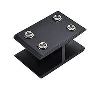 Abrazadera de cristal a esquina de aleación de aluminio sin marco para panel de puerta de ducha de acuario sin borde, clip de vidrio, accesorio de accesorios de montaje en pared