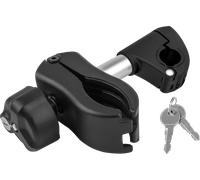 Abrazadera de cuadro de bicicleta para fijación en portabicicletas corto 12 cm eufab