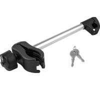 Abrazadera de cuadro de bicicleta para fijación en portabicicletas largo 32 cm eufab