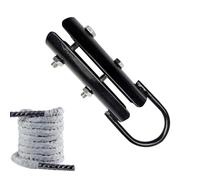 Abrazadera de cuerda de escalada de bloqueo - Robale Iron - Equipo de fitness para un | Diseño de alto rendimiento con función antideslizante, perfecto para atletas en casa, buscadores de