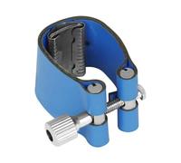 Abrazadera de cuero para saxofón de ajuste de un solo tornillo, abrazadera de saxofón, ligadura adecuada para boquilla de saxofón