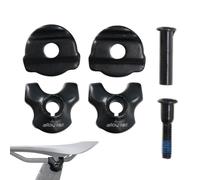 Abrazadera de de sillín - Adaptador de rieles de sillín de carbono | Soporte de montaje Abrazadera de asiento, Perno de asiento de sillín de bicicleta negro para abrazaderas de tubo de asiento