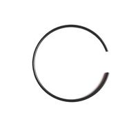 Abrazadera de eje de alambre de acero M4-M140 con anillo de presión, resorte de presión de alambre redondo de acero al manganeso 70, tarjeta externa, anillo de presión tipo C(M100 1Pcs))