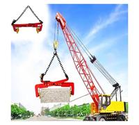 Abrazadera de elevación ajustable de acero de aleación resistente con cadena, abrazadera vertical de alta carga para un transporte seguro de chapa, granito, mármol