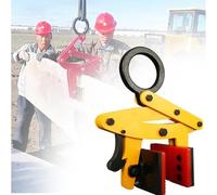 Abrazadera de elevación de acero de alta resistencia - Herramienta de elevación ajustable con mandril de uretano antideslizante, capacidad de 320 a 600 kg(3-8.5cm)