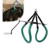 Abrazadera de elevación de cadera de ganado con tubo de goma antideslizante para elevación asistida, capacidad ajustable de 1000 kg