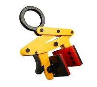 Abrazadera de elevación de chapa de acero resistente for losas de granito, herramienta elevadora de tijera ajustable con mandril antideslizante(3-8.5cm)