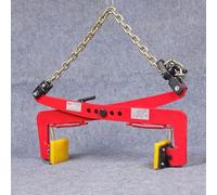 Abrazadera de elevación de piedra resistente 716/771/1100 libras, abrazadera de elevación de losa de granito con cadena, abrazadera de tijera de apertura ancha para manejo de mármol, abrazadera de