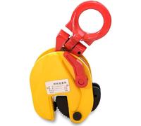 Abrazadera de elevación de placa de acero, mandíbula ajustable antideslizante, capacidad 1T-5T resistente, ideal para un manejo y transporte seguros