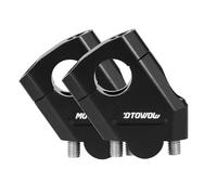 Abrazadera De Elevación para Manillar De Motocicleta Universal, Soporte De Base Elevada De 22 Mm Y 28 Mm para Pit Bike(22mm Black)