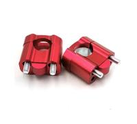 Abrazadera de elevación Pit-Abrazaderas De Barra para Motocicleta Todoterreno Adaptador Elevadores Manillar Accesorios para Cross 1 Par CNC, 22mm 28mm para 7/8 "1-1/8 Soporte Elevador de Barra(2)