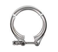 Abrazadera de escape Turbo para brida de escape turbo de tubo de bajada en V de vehículo de coche de 2,5 pulgadas (tornillo M6)