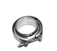 Abrazadera De Escape V-Band Abrazadera de banda en V acero inoxidable, tubo escape Turbo, abrazadera, brida macho hembra, Kits, Universal(4.5 inch 114mm)