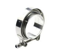 Abrazadera De Escape V-Band Acero inoxidable 304, 2 ",5", 3,5, 4 pulgadas, 51, 63, 76 Mm, tubo de escape Turbo, abrazadera Vband, brida macho hembra, Kits en V(76mm 3.0 inches)