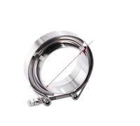 Abrazadera De Escape V-Band Kits de abrazadera banda en V acero inoxidable 304 for coche, tubo escape Turbo, brida macho y hembra, Universal(1.75inch)