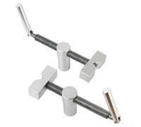 Abrazadera de escritorio para carpintería, herramienta de fijación de banco de trabajo de 34 mm con mecanismo de ajuste rápido, aleación de aluminio y construcción de acero inoxidable, para (B)