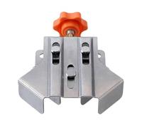 Abrazadera de esquina de 90 grados en ángulo recto con mandíbula oscilante de aluminio ajustable, abrazaderas de un solo mango para carpintería, carpintería, carpintería y metalurgia