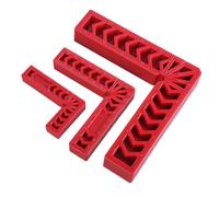 Abrazadera de esquina reutilizable de 7.6 cm, 10.2 cm, 15.2 cm, cuadrados de posicionamiento de 90 grados, herramienta de carpintería, abrazaderas de ángulo recto, abrazadera de fijación, calibre