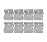 Abrazadera de extremo de aleación de aluminio para montaje en panel solar en instalaciones residenciales y comerciales a pequeña escala (30 mm)